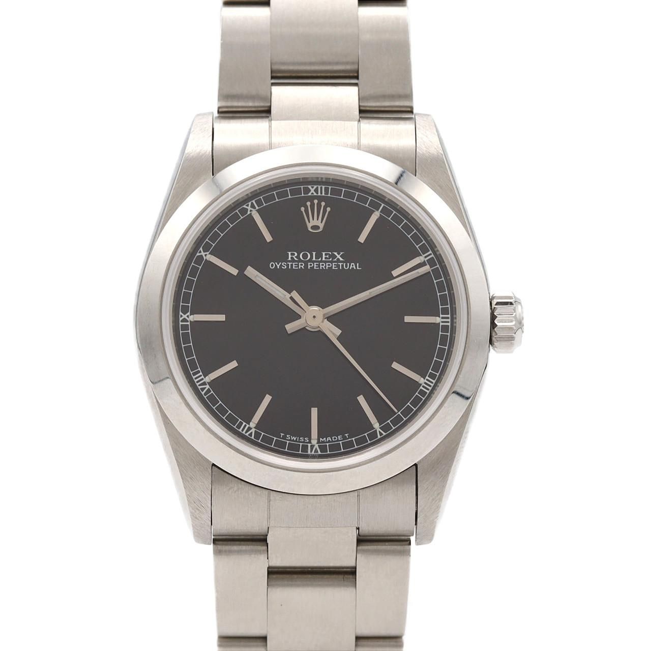 Rolex Oyster Perpetual SS Automatic Winding a Number Watch