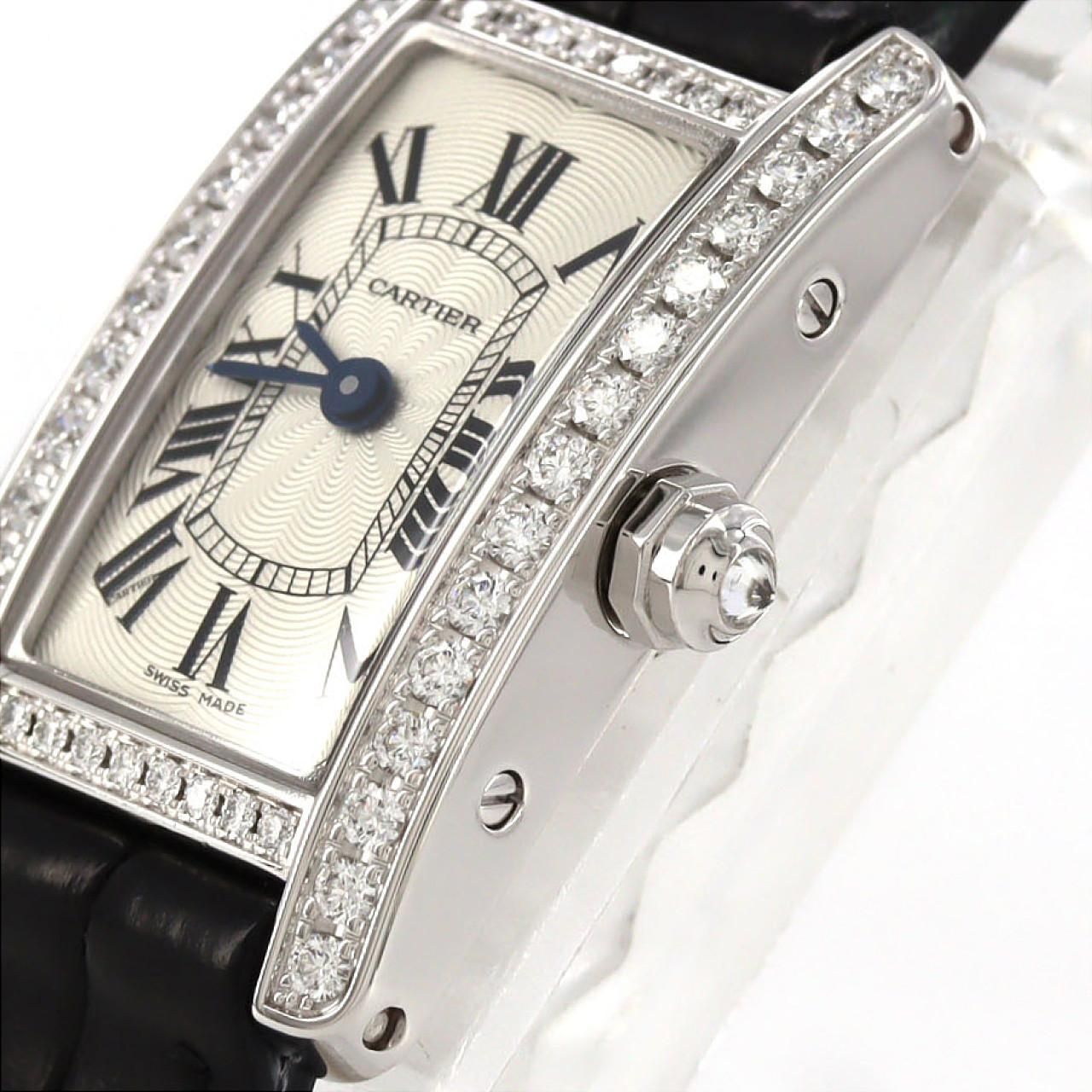 Cartier Mini Tank American WG D WG Quartz Watch — view 4