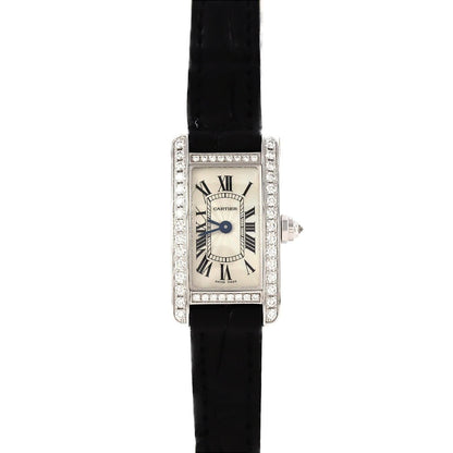 Cartier Mini Tank American WG D WG Quartz Watch