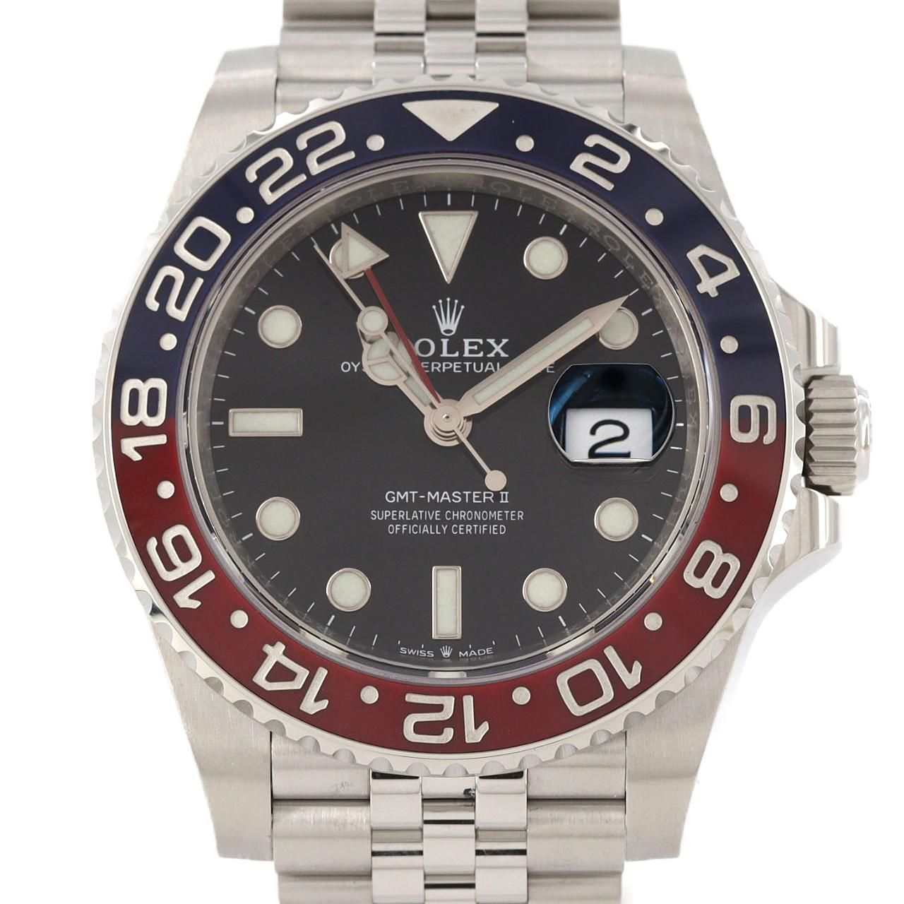 Rolex GMT Master II 5 SS Automatic Winding Watch