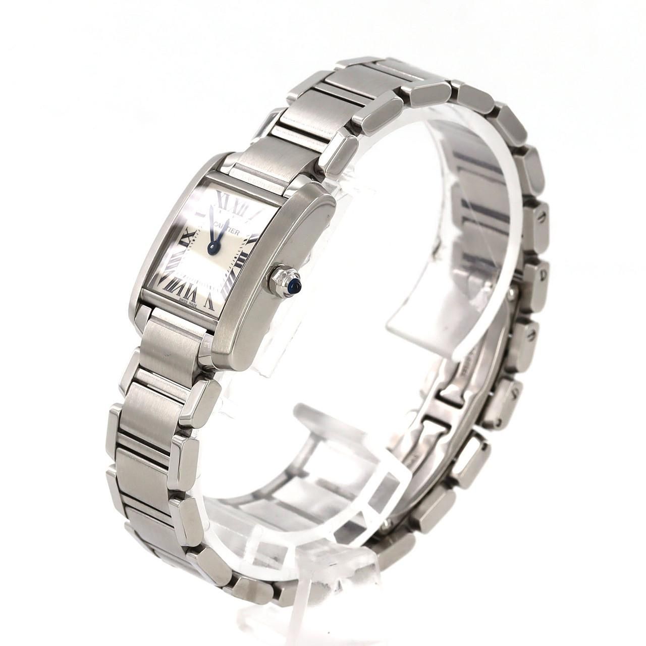 Cartier Tank Francaise SM SS Quartz Watch — view 2