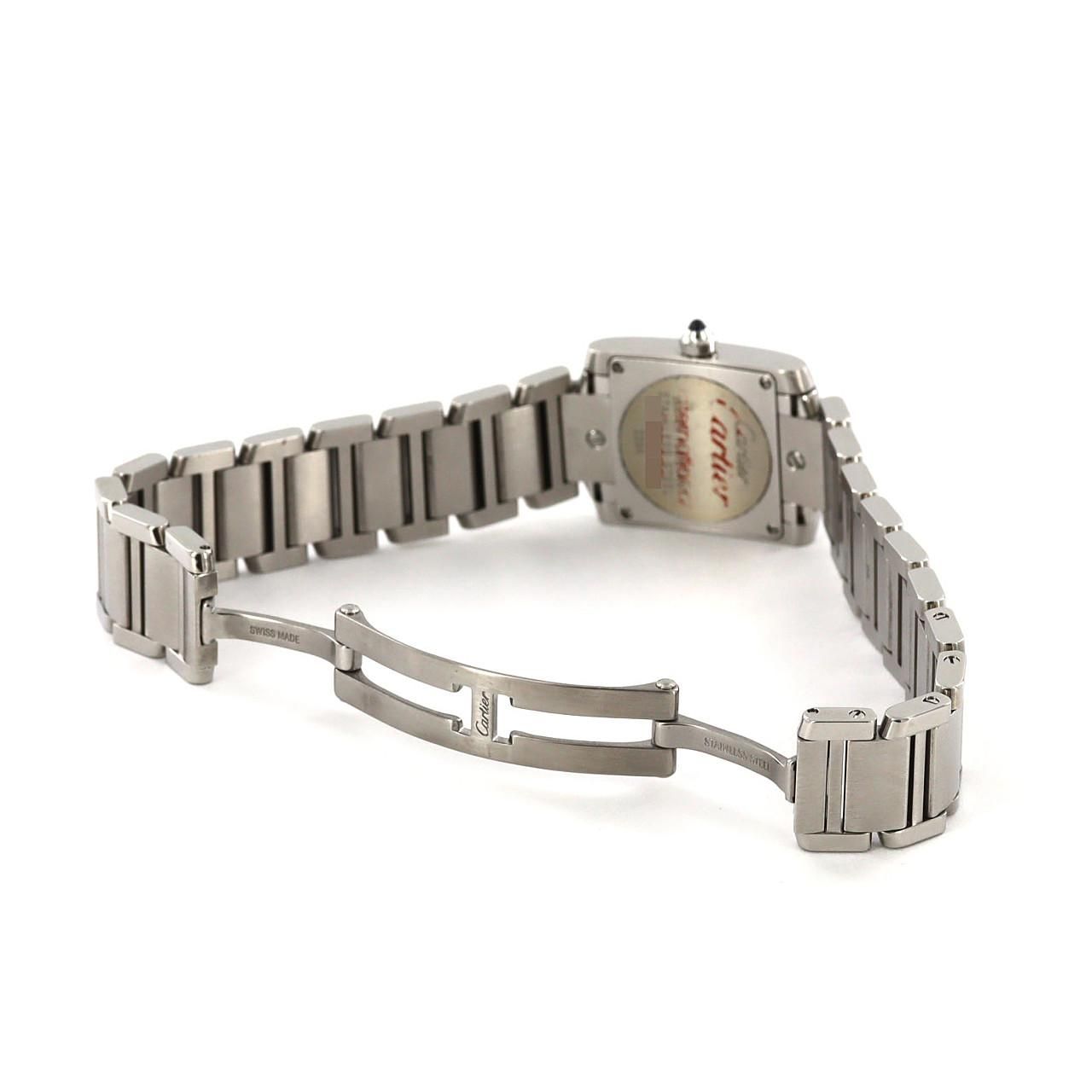 Cartier Tank Francaise SM SS Quartz Watch — view 9