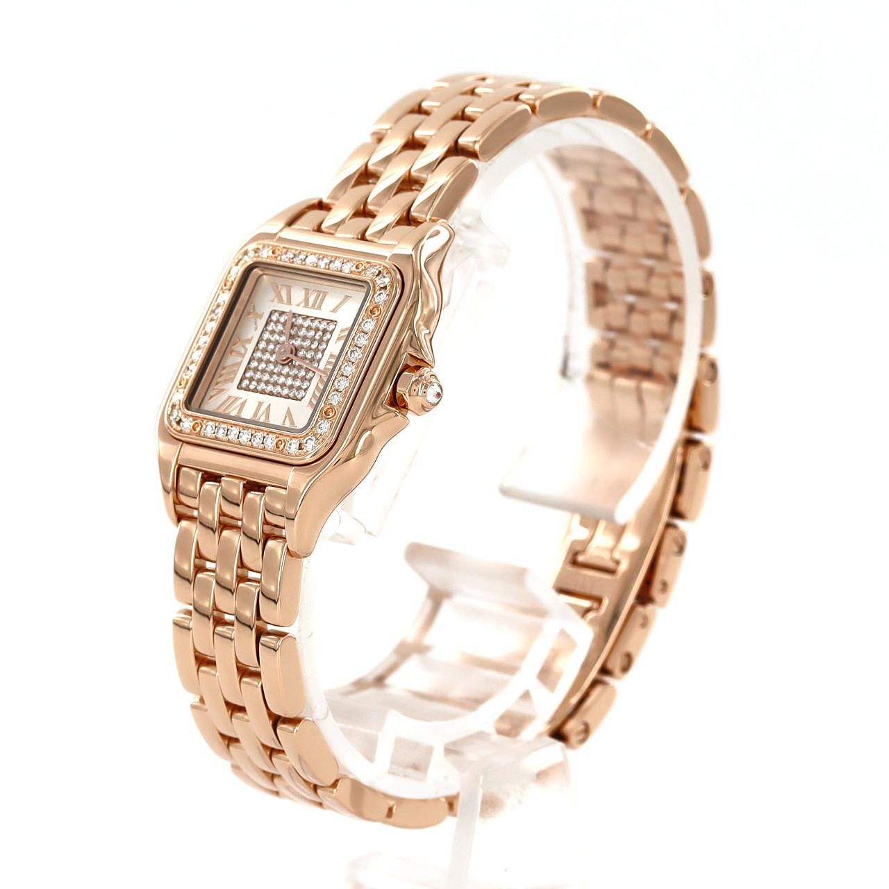 Cartier Panthere de Cartier SM PG D Center Pave PG RG Quartz Watch — view 2