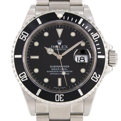 Rolex Submariner Date SS Automatic Winding a Number Watch