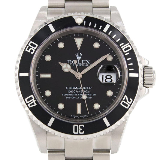 Rolex Submariner Date SS Automatic Winding a Number Watch