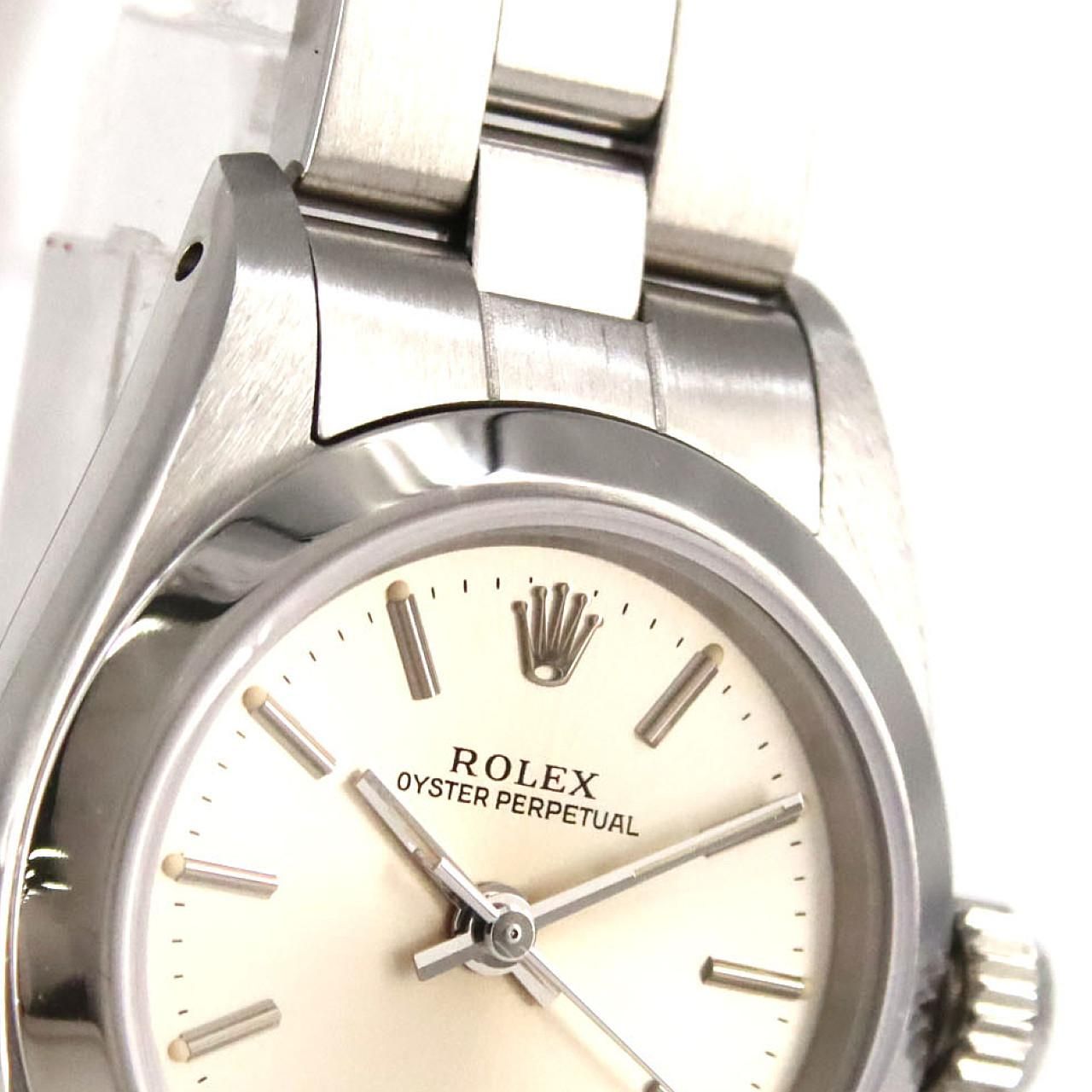 Rolex Oyster Perpetual SS Automatic Winding Number Watch — view 7