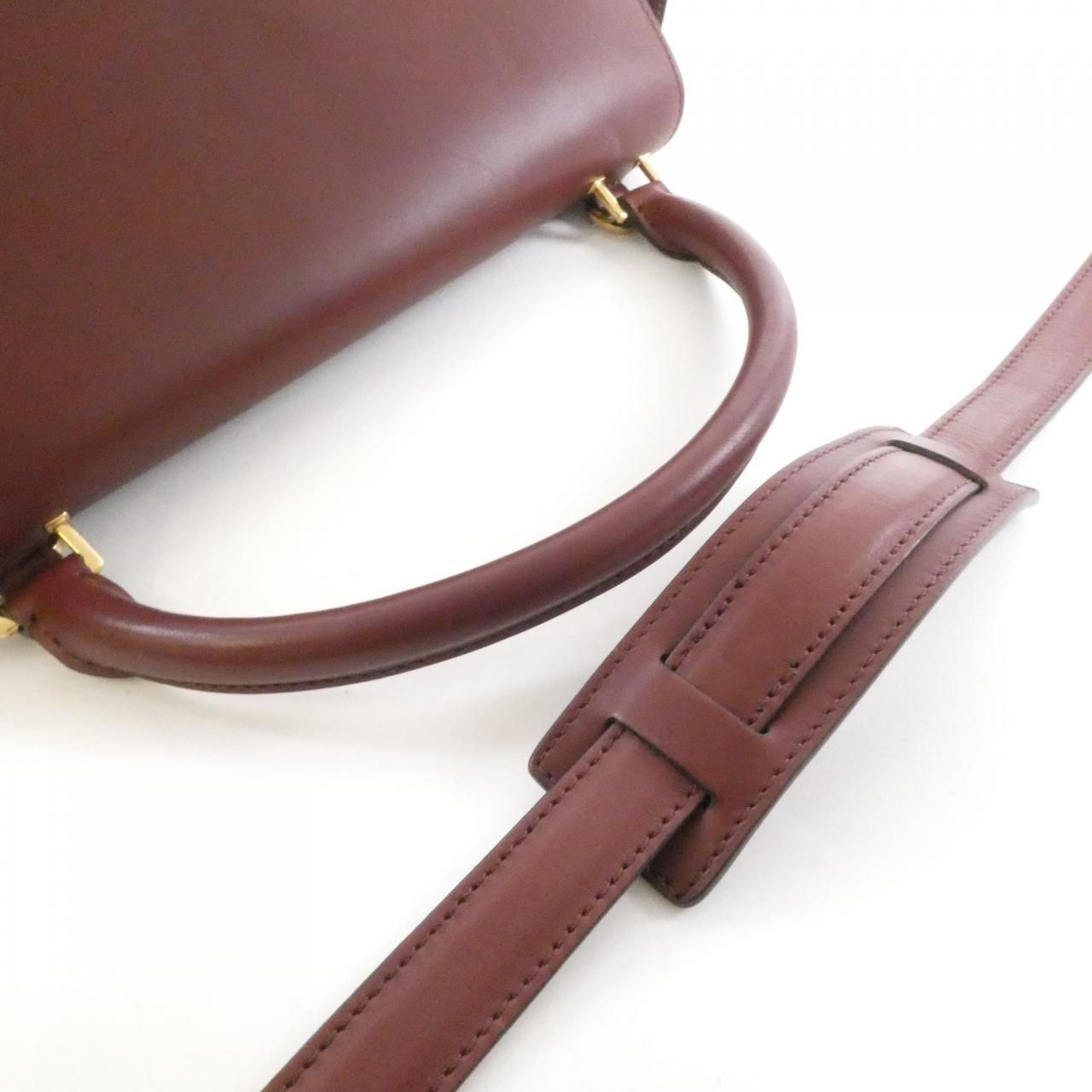 Celine Bag Handbag Burgundy — view 5