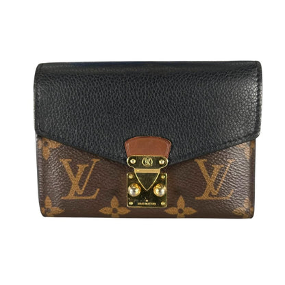 Louis Vuitton Monogram Bifold Wallet Portefeuille Pallas Compact Brown