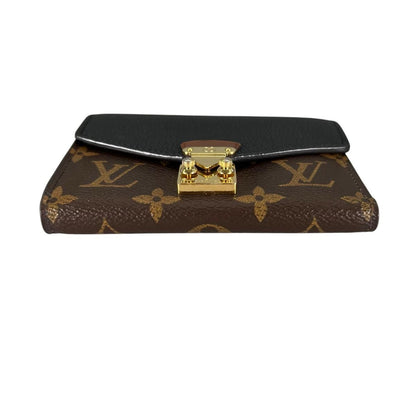 Louis Vuitton Monogram Bifold Wallet Portefeuille Pallas Compact Brown — view 4