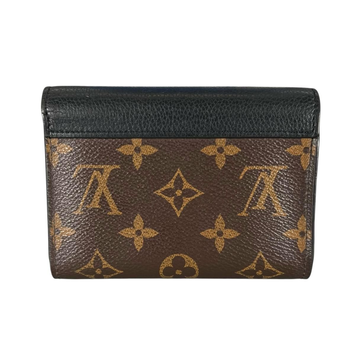 Louis Vuitton Monogram Bifold Wallet Portefeuille Pallas Compact Brown — view 2