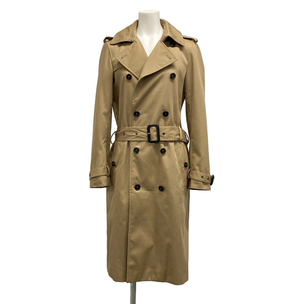 Saint Laurent Paris Trench Coat 34 S Beige Cotton