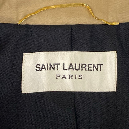 Saint Laurent Paris Trench Coat 34 S Beige Cotton
