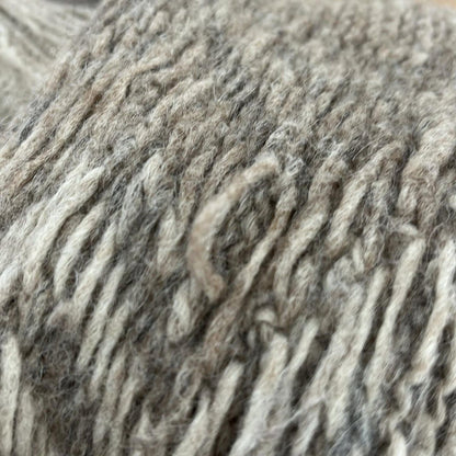 Max Maraweekend Coat L Gray Beige Dark Brown Multi Long Sleeve Knit Spring — view 5