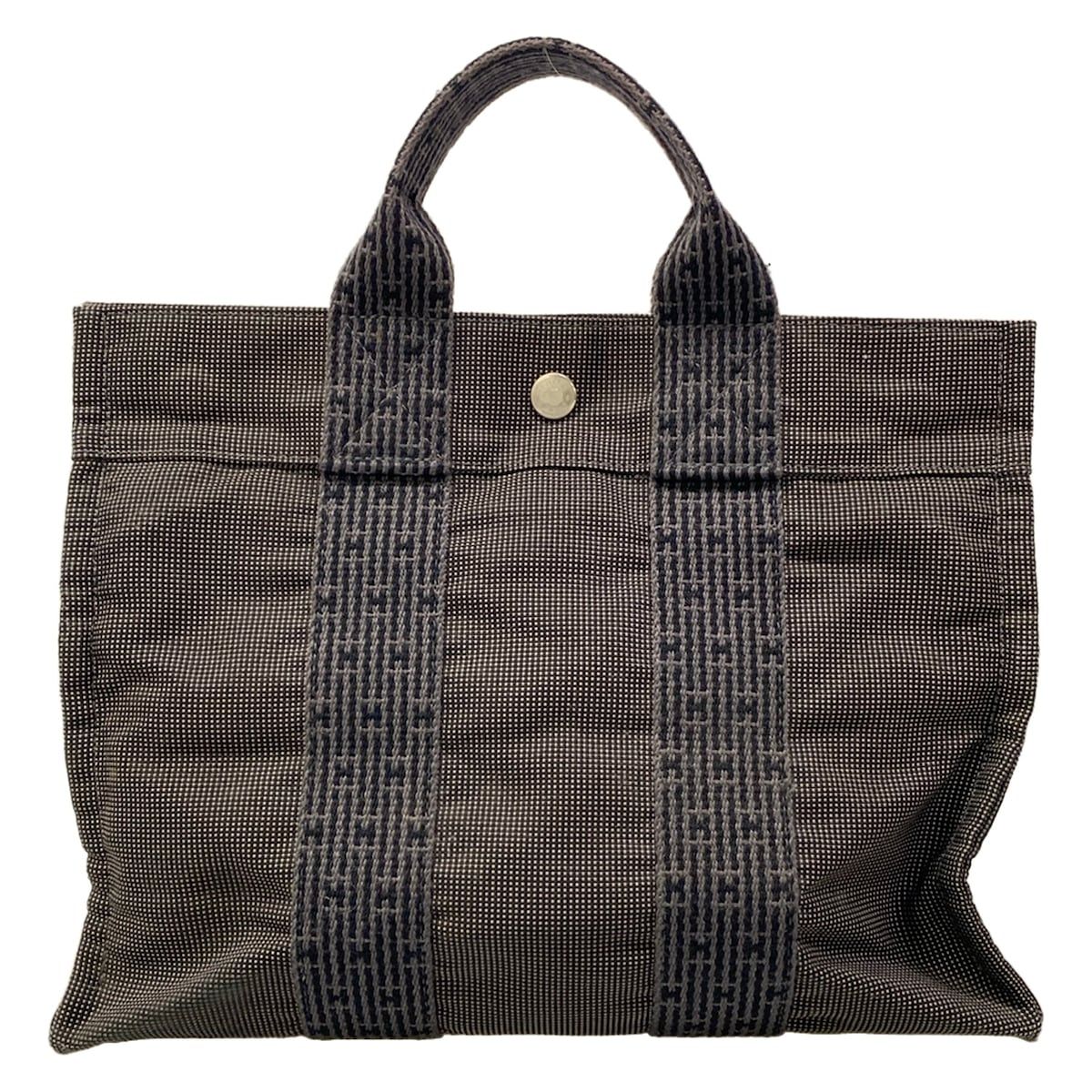Hermes Tote Her Line PM Gray Vintage
