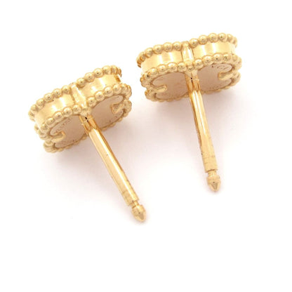 Van Cleef & Arpels Earrings Sweet Alhambra 18k Pink Gold Carnelian — view 4