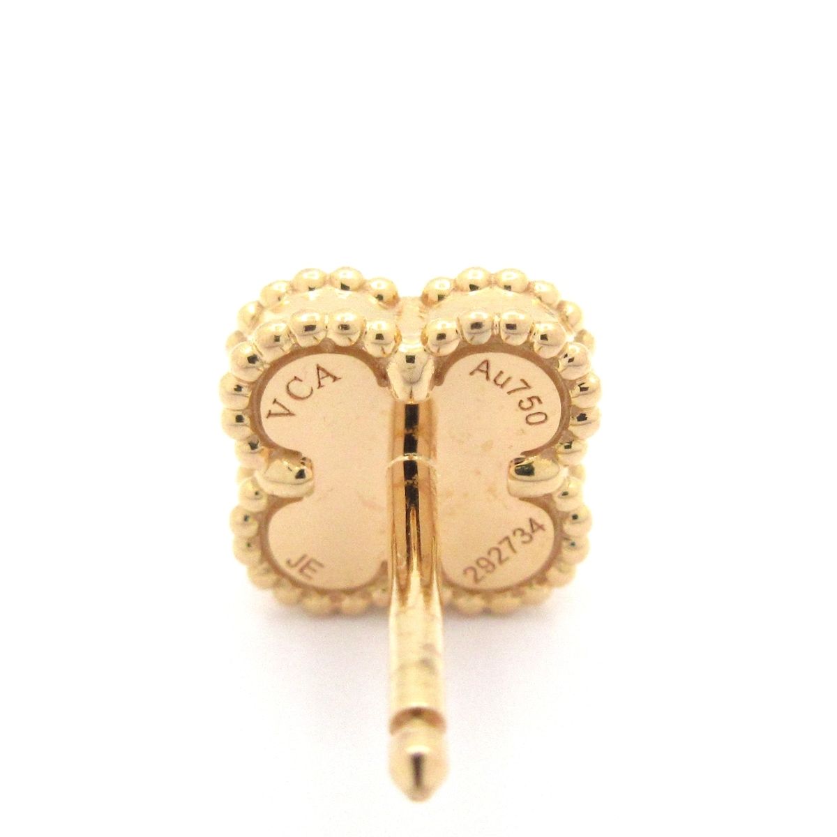 Van Cleef & Arpels Earrings Sweet Alhambra 18k Pink Gold Carnelian — view 5