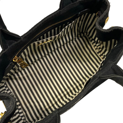 Prada Tote Canapa Black — view 7