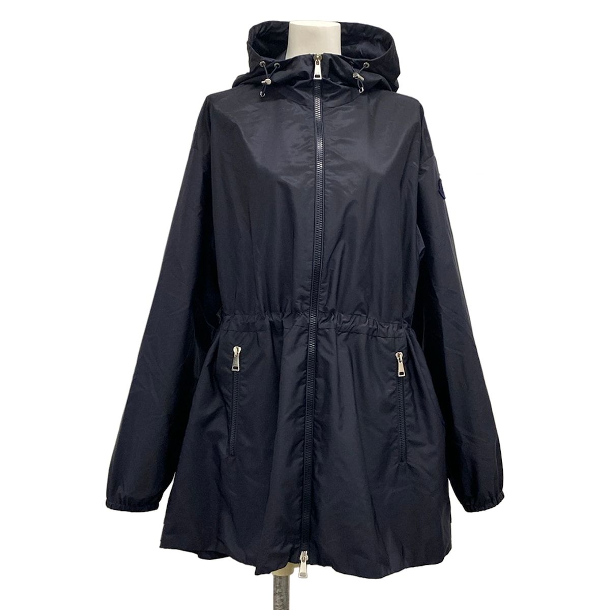 Moncler Jacket 00 XS Wete Dark Navy Long Sleeve Zip Up Hooded Spring Autumn