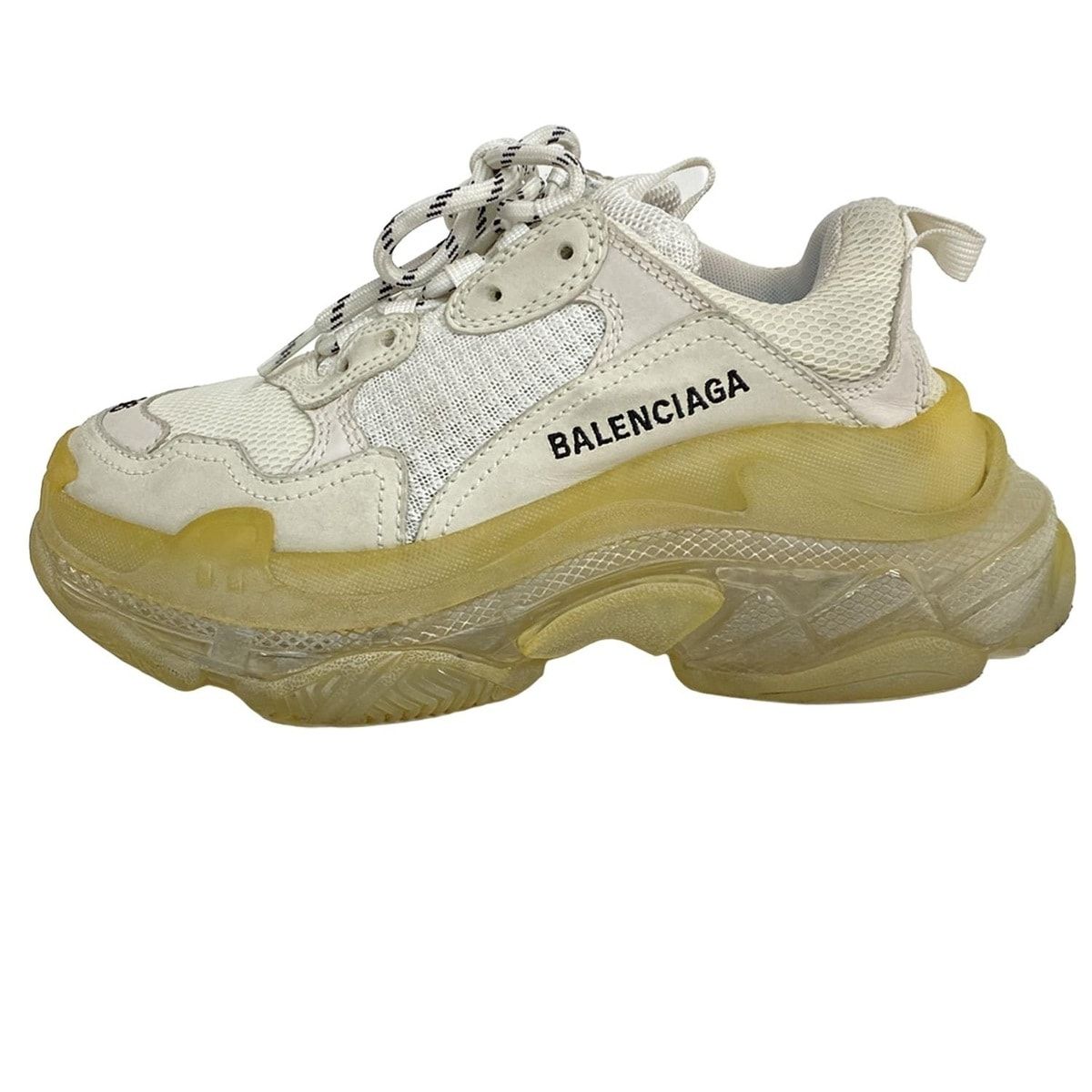 Balenciaga Sneakers Triple S White Clear Sole Leather