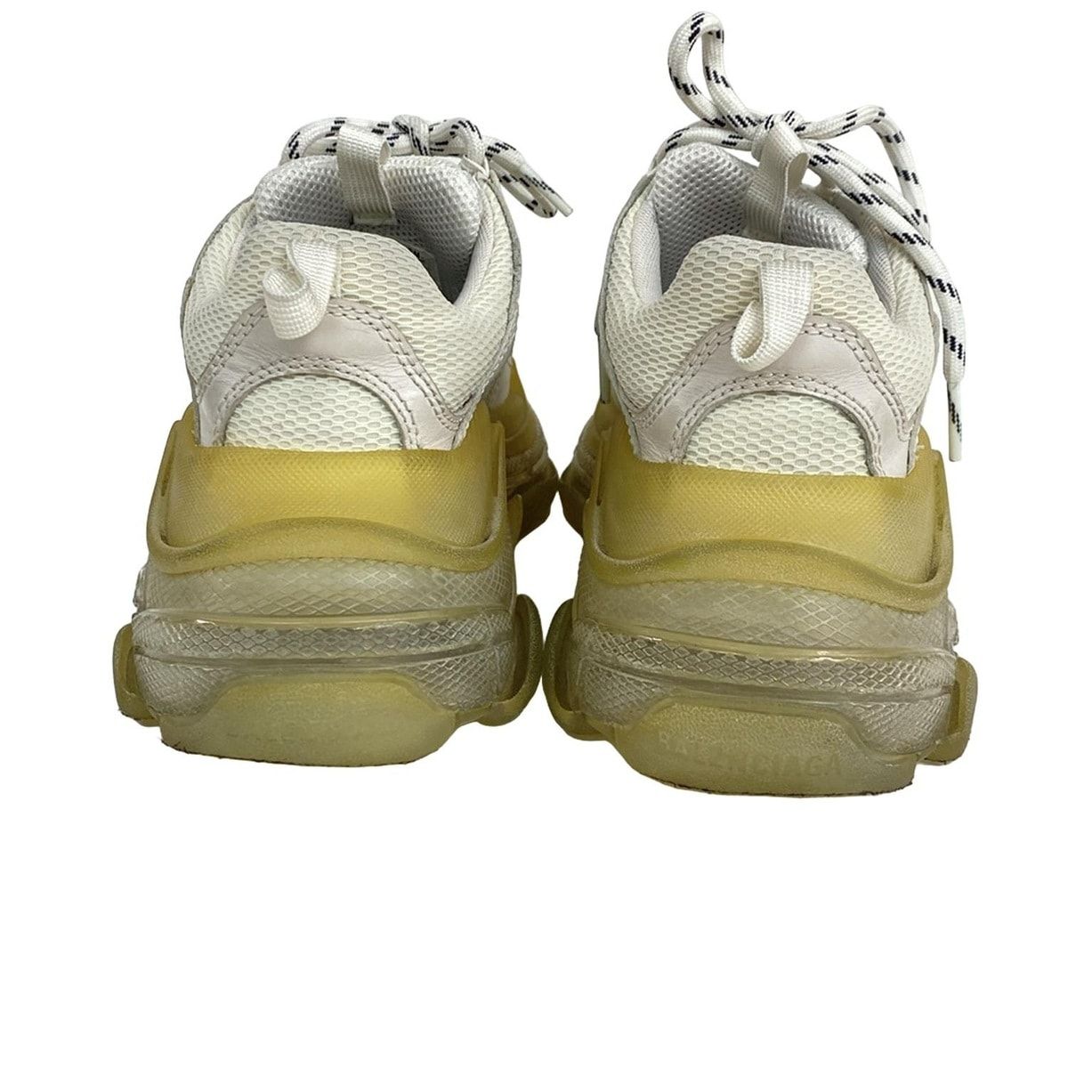 Balenciaga Sneakers Triple S White Clear Sole Leather — view 3