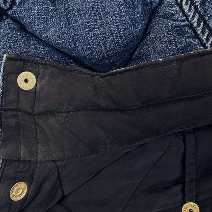 Chrome Hearts Down Vest X-large Blue Denim Quilted Autumn Winter Cotton — view 9