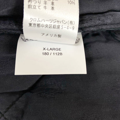 Chrome Hearts Down Vest X-large Blue Denim Quilted Autumn Winter Cotton — view 5