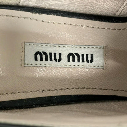 Miu Miu Shoes 37 Black Visual Leather — view 5