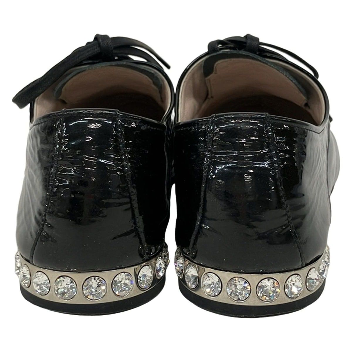 Miu Miu Shoes 37 Black Visual Leather — view 3