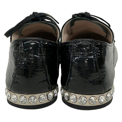 Miu Miu Shoes 37 Black Visual Leather — view 3
