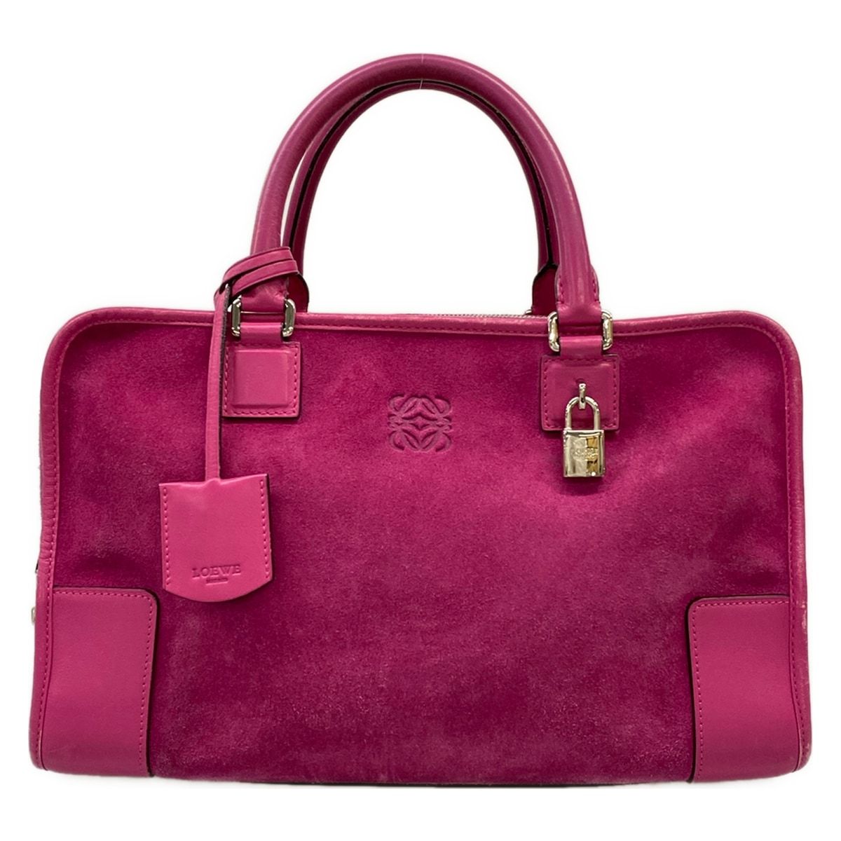 Loewe Handbag Amazona 36 Pink Leather