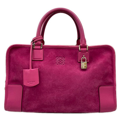 Loewe Handbag Amazona 36 Pink Leather