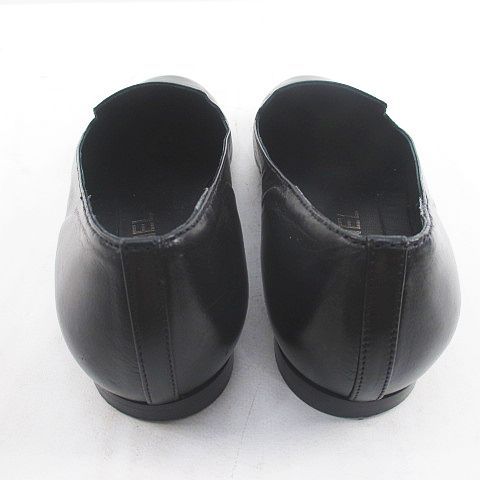 Chanel Opera Shoes CC Logo 35c Black Leather — view 4