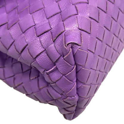 Bottega Veneta Shoulder Bag Olympia Purple Chain Leather — view 6