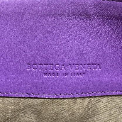 Bottega Veneta Shoulder Bag Olympia Purple Chain Leather — view 8