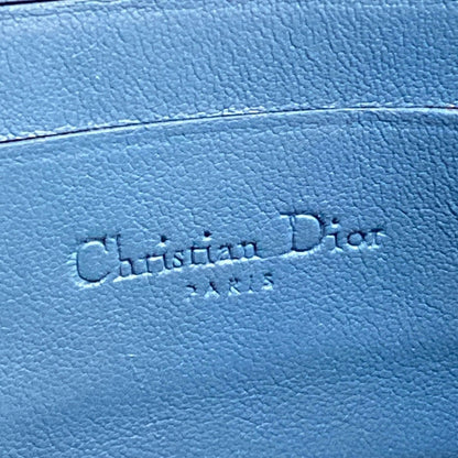 Dior Shoulder Bag New Rock Cannage Stitch Black Blue Chain Leather — view 8