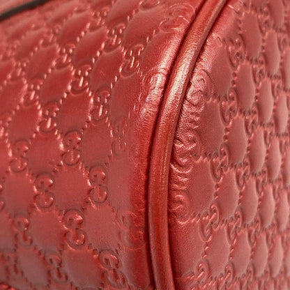 Gucci Handbag Micro Guccissima Red Leather — view 6