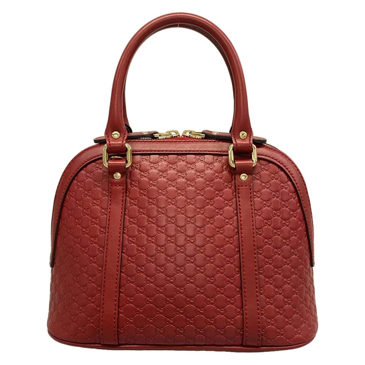 Gucci Handbag Micro Guccissima Red Leather — view 3
