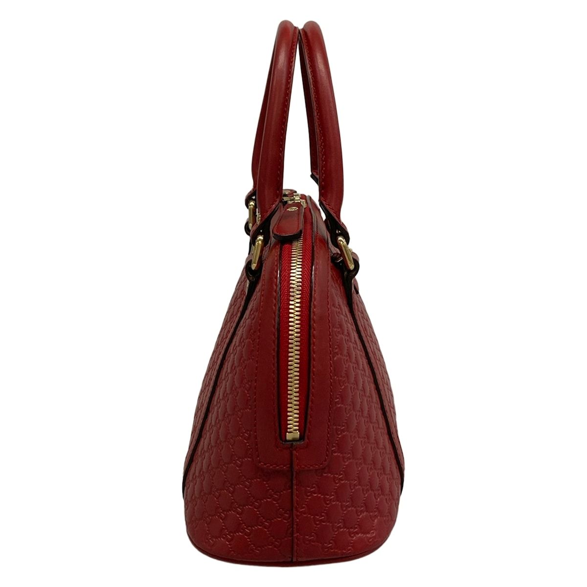 Gucci Handbag Micro Guccissima Red Leather — view 2