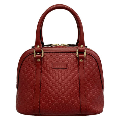 Gucci Handbag Micro Guccissima Red Leather