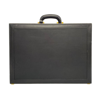 Loewe Attache Case Black Leather Handbag — view 3