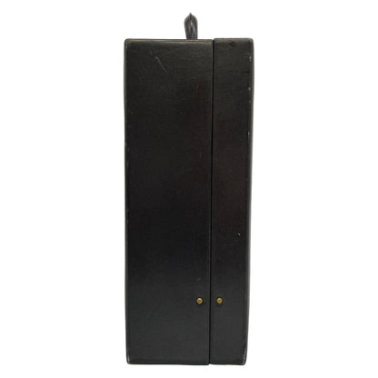 Loewe Attache Case Black Leather Handbag — view 2