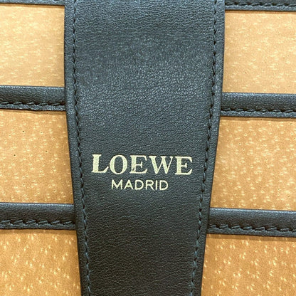 Loewe Attache Case Black Leather Handbag — view 8
