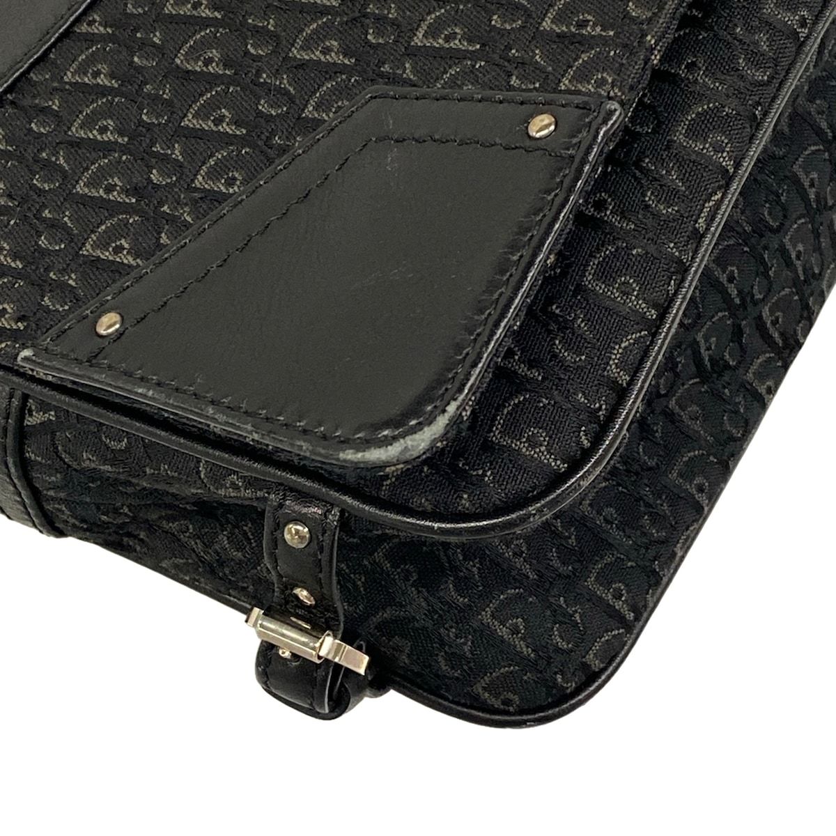 Dior Shoulder Bag Black Leather — view 6