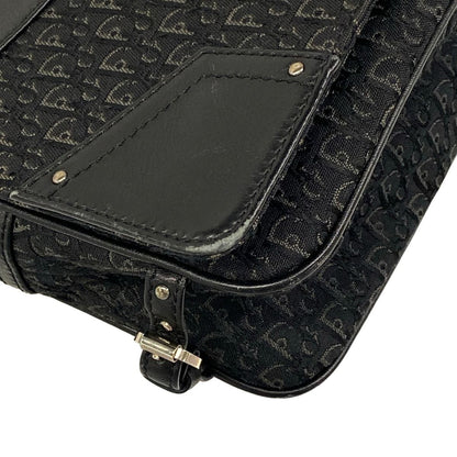 Dior Shoulder Bag Black Leather — view 6