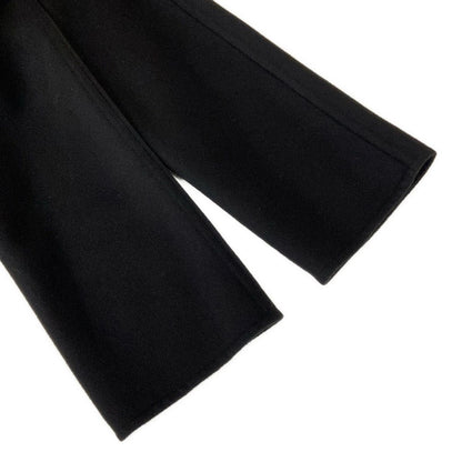 Hermes Coat 34 S Black Long Sleeve Zip Up Autumn Winter Cashmere — view 6