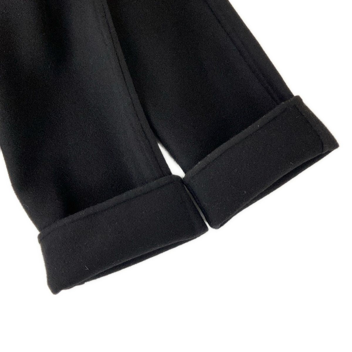 Hermes Coat 34 S Black Long Sleeve Zip Up Autumn Winter Cashmere — view 7
