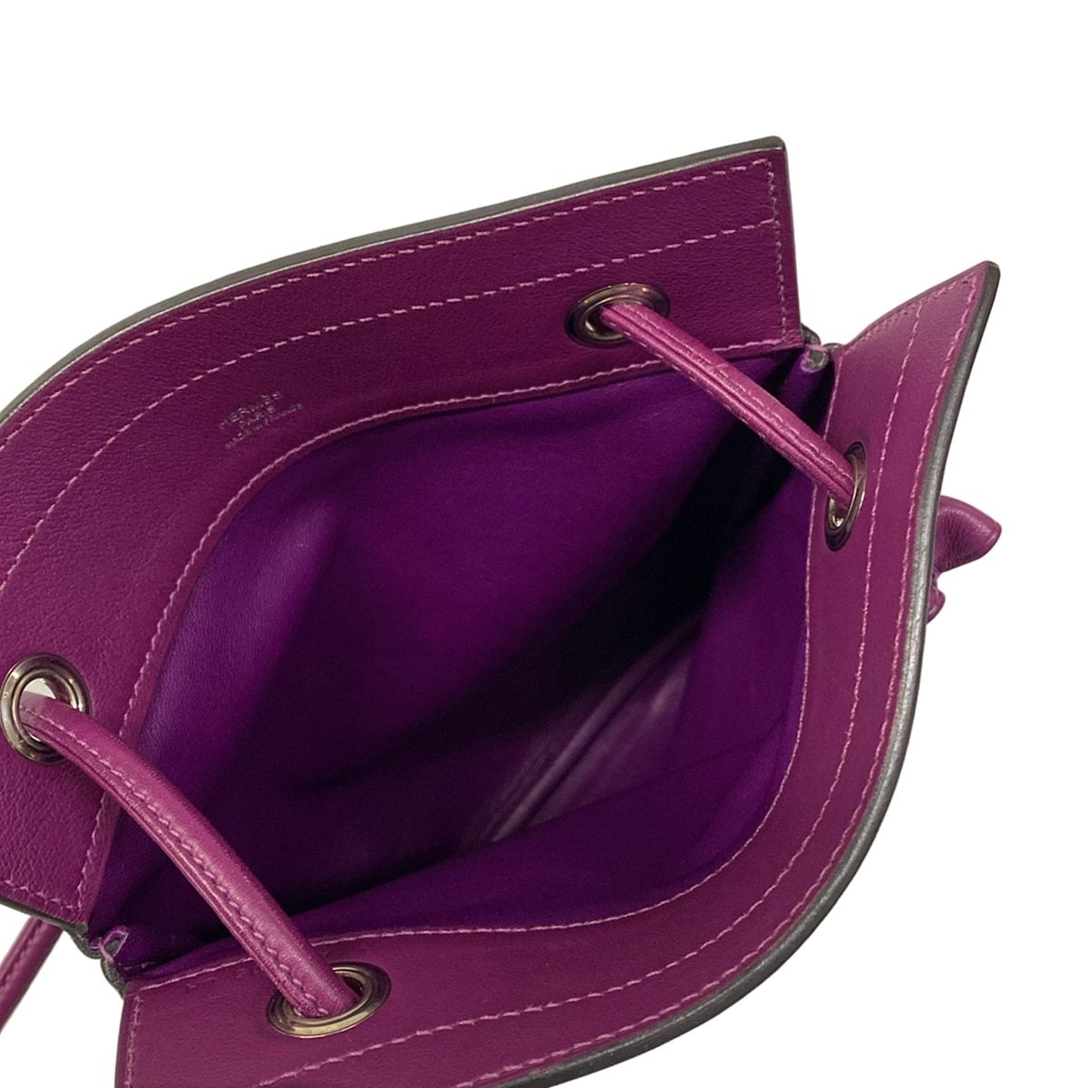 Hermes Shoulder Bag Ari Numini Anemone Silver — view 7