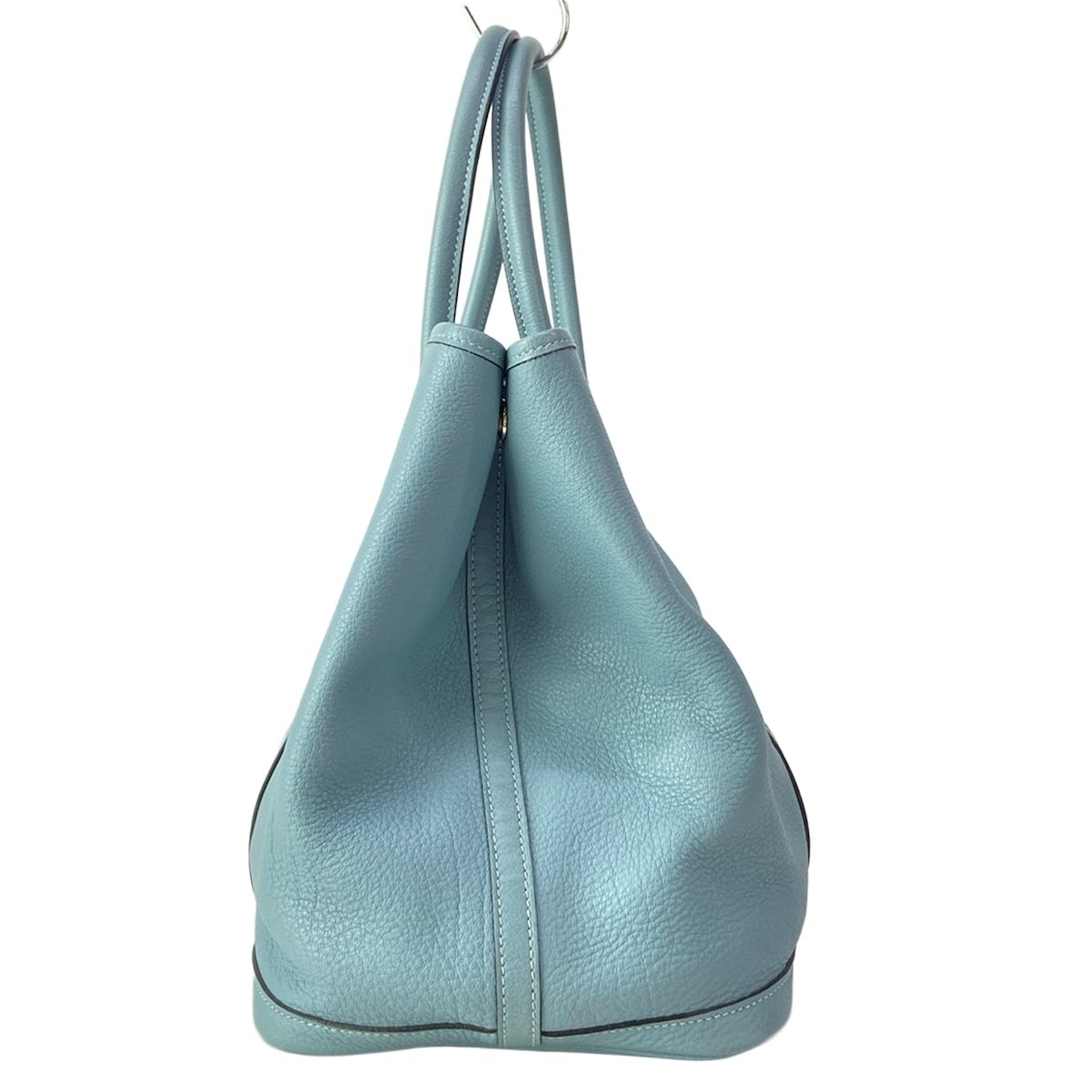 Hermes Tote Garden Party PM Ciel Silver — view 4