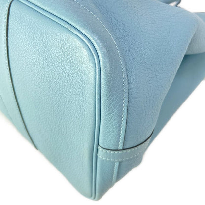 Hermes Tote Garden Party PM Ciel Silver — view 8