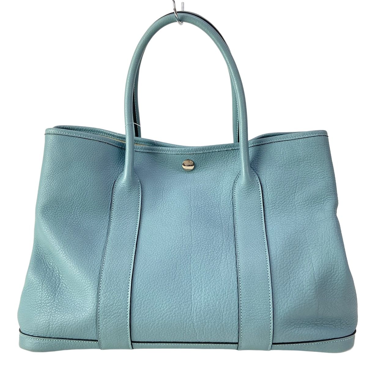 Hermes Tote Garden Party PM Ciel Silver — view 3